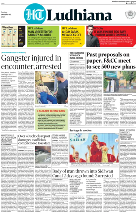 Cover of Hindustan Times (Lucknow) - Live