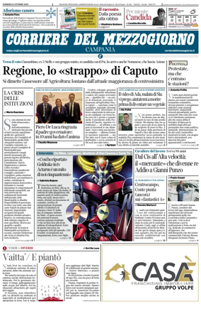 Cover of Corriere del Mezzogiorno (Campania)