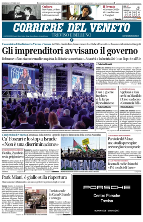 Cover of Corriere del Veneto (Treviso e Belluno)