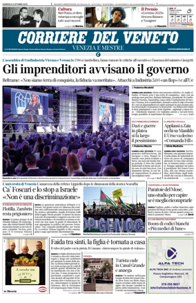 Cover of Corriere del Veneto (Venezia e Mestre)