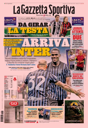Cover of La Gazzetta dello Sport - Romana