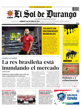 Cover of El Sol de Durango