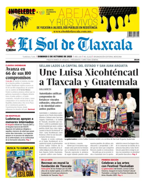 Cover of El Sol de Tlaxcala