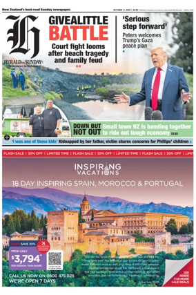 Cover of Herald on Sunday