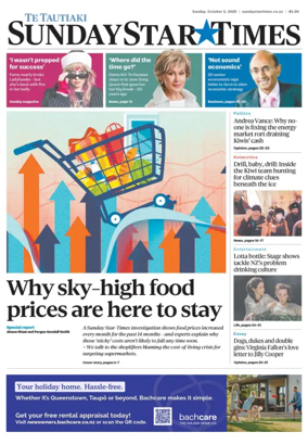 Cover of Sunday Star-Times