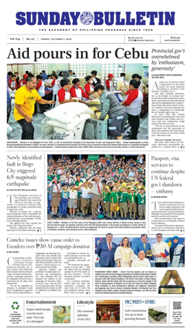 Cover of Manila Bulletin