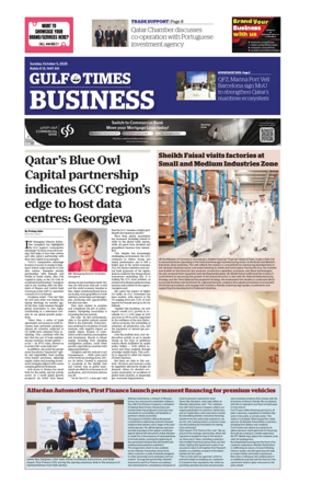 Cover of Gulf Times Business