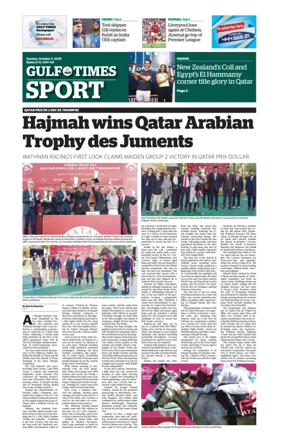 Cover of Gulf Times Sport