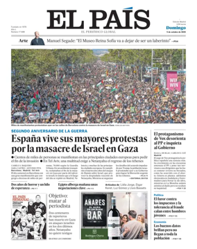 Cover of El País