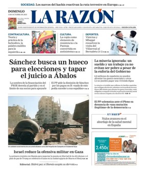 Cover of La Razon (Cataluna)