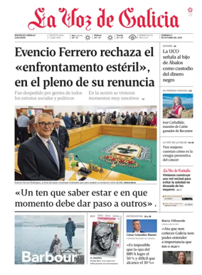 Cover of La Voz de Galicia (Carballo)