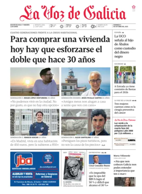 Cover of La Voz de Galicia (Deza)