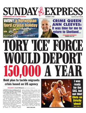 Cover of Sunday Express