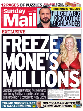 Cover of Sunday Mail (UK)