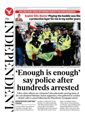 Cover of The Independent