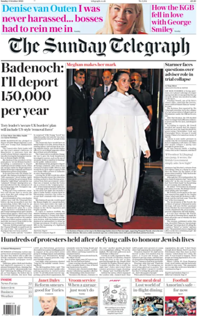 Cover of The Sunday Telegraph