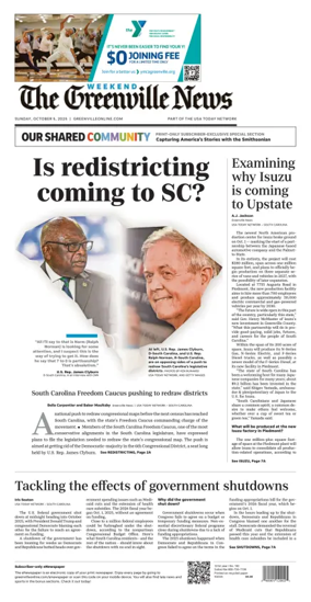 Cover of The Greenville News