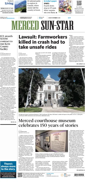Cover of Merced Sun-Star (Saturday)