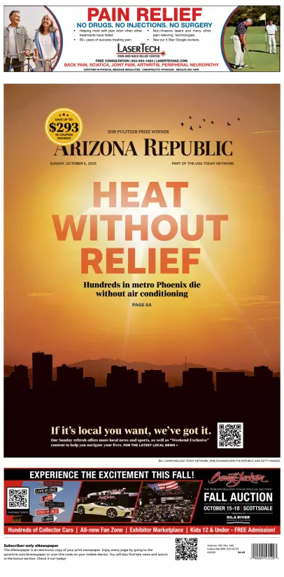 Cover of The Arizona Republic