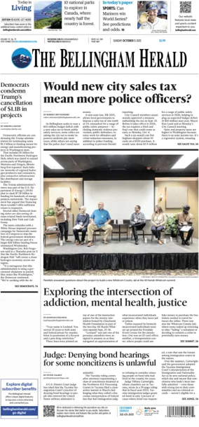 Cover of The Bellingham Herald (Sunday)