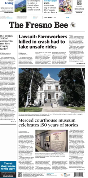 Cover of The Fresno Bee (Sunday)