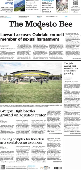Cover of The Modesto Bee (Sunday)