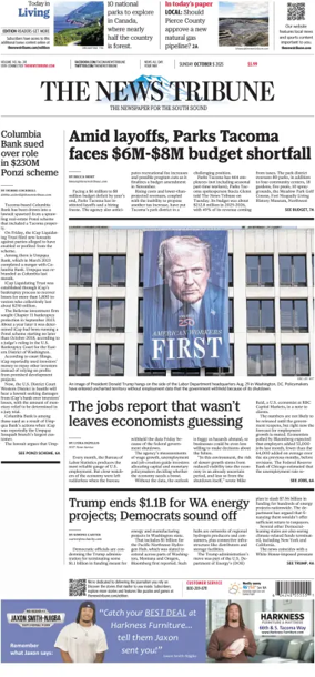 Cover of The News Tribune