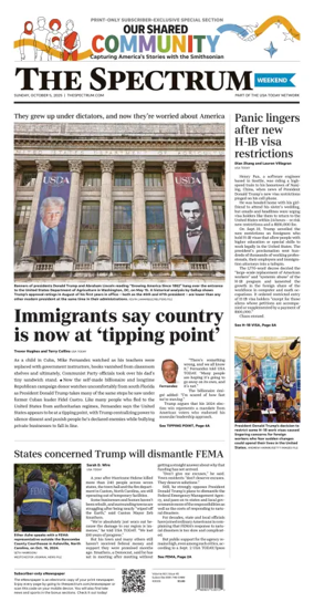 Cover of The Spectrum & Daily News