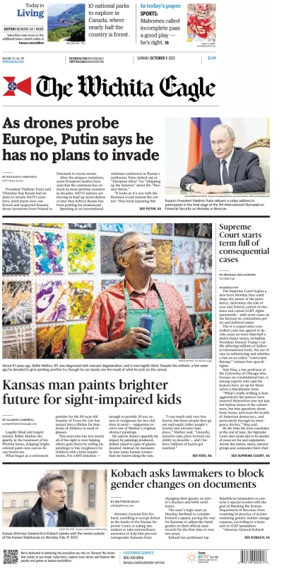 Cover of The Wichita Eagle (Sunday)