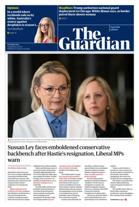 Cover of The Guardian Australia