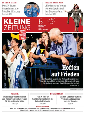 Cover of Kleine Zeitung Steiermark