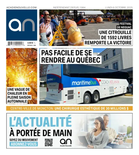 Cover of Acadie Nouvelle