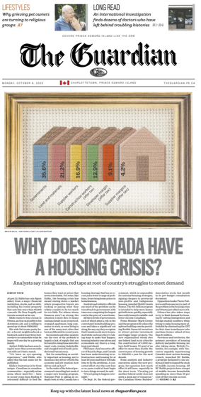 Cover of The Guardian (Charlottetown)