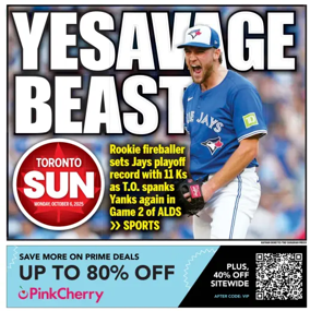 Cover of Toronto Sun