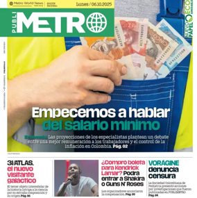 Cover of Publimetro Colombia