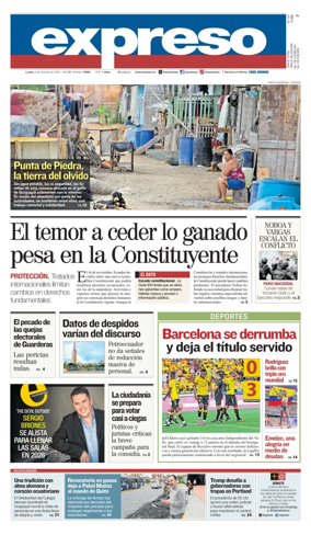 Cover of Diario Expreso