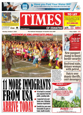 Cover of Times of Eswatini