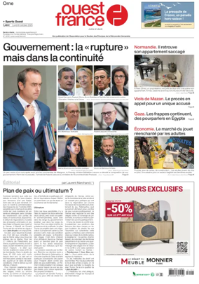 Cover of Ouest France (Orne)