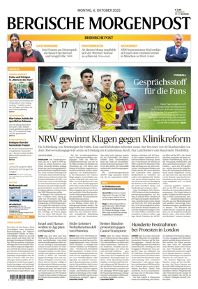 Cover of Bergische Morgenpost Wermelskirchen/Hückeswagen/Radevormwald