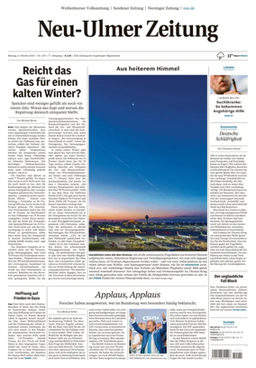 Cover of Neu-Ulmer Zeitung
