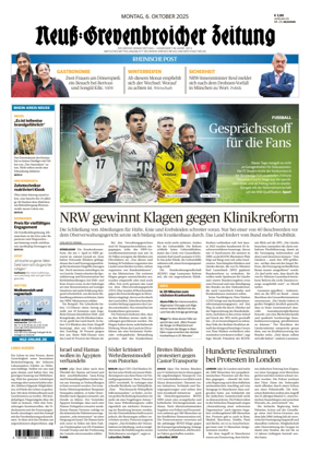 Cover of Neuss-Grevenbroicher Zeitung Neuss