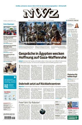 Cover of NWZ  (Göppinger Kreisnachrichten)