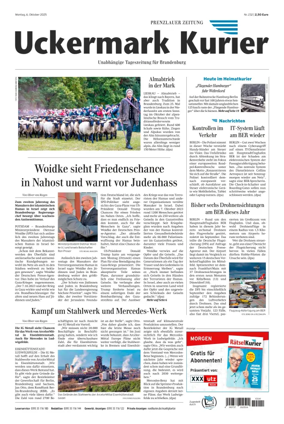 Cover of Prenzlauer Zeitung