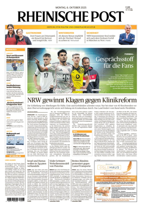 Cover of Rheinische Post Duesseldorf Meerbusch