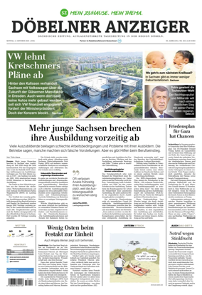 Cover of Sächsische Zeitung (Döbeln)