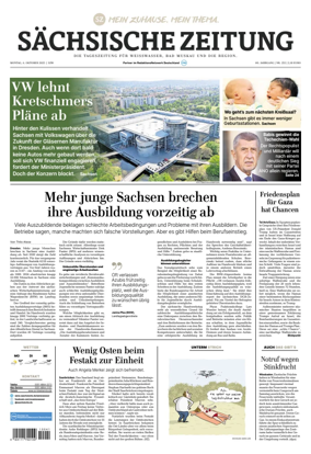Cover of Sächsische Zeitung (Weißwasser)