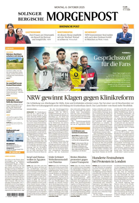 Cover of Solinger Bergische Morgenpost/Remscheid