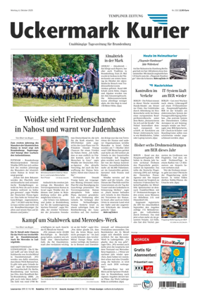 Cover of Templiner Zeitung
