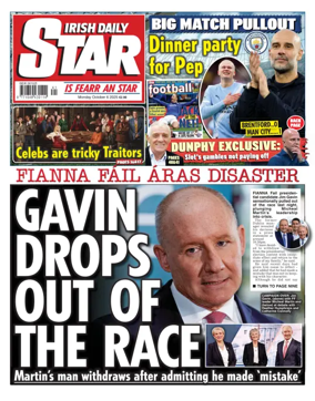 Cover of Irish Daily Star