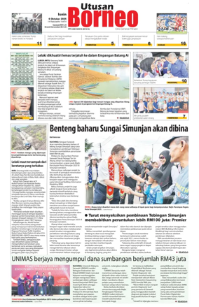 Cover of Utusan Borneo (Sarawak)